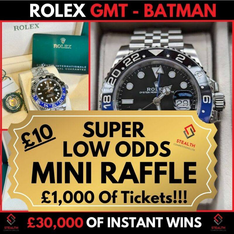 SUPER LOW ODDS ROLEX MINI RAFFLE Stealth Competitions